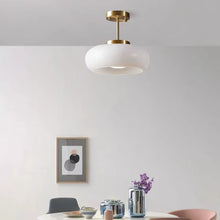 Cargar imagen en el visor de la galería, Alfred - Lámpara de techo circular de cristal