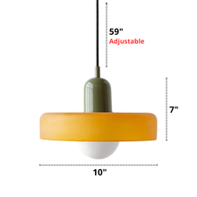 Load image into Gallery viewer, Bauhaus Style Colorful Glass Pendant Lights