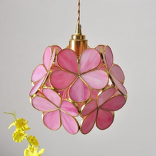 Load image into Gallery viewer, Glass Flower Pendant Light