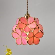 Load image into Gallery viewer, Glass Flower Pendant Light