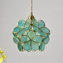 Load image into Gallery viewer, Glass Flower Pendant Light