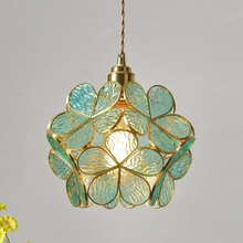 Load image into Gallery viewer, Glass Flower Pendant Light