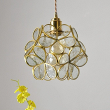 Load image into Gallery viewer, Glass Flower Pendant Light