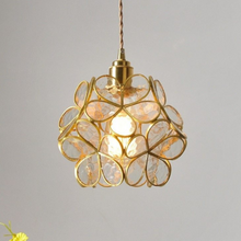 Load image into Gallery viewer, Glass Flower Pendant Light