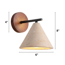 Load image into Gallery viewer, Japandi Natural Stone Wall Sconce