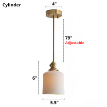 Load image into Gallery viewer, Japandi Style Ribbed Ceramic Pendant Lights