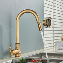 Load image into Gallery viewer, Antique Bronze Touch Control Kitchen Faucet