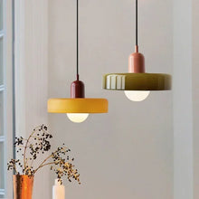 Load image into Gallery viewer, Bauhaus Style Colorful Glass Pendant Lights by Focal Decor