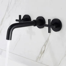 Charger l'image dans la galerie, Vintage style two-handle wall mounted faucet