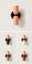 Load image into Gallery viewer, Colorful Minimalist Two-Bulb Wall Sconce