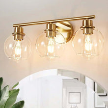 Cargar imagen en el visor de la galería, Multi-Bulb Glass Globe Vanity Light