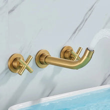 Charger l'image dans la galerie, Brushed Gold Wall Mounted Faucet