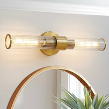 Load image into Gallery viewer, modern bathroom lighting two-bulb wall light