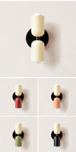 Load image into Gallery viewer, Colorful Minimalist Two-Bulb Wall Sconce