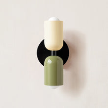 Load image into Gallery viewer, Colorful Minimalist Two-Bulb Wall Sconce