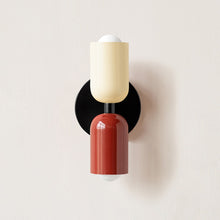 Load image into Gallery viewer, Colorful Minimalist Two-Bulb Wall Sconce