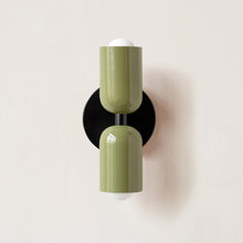 Load image into Gallery viewer, Colorful Minimalist Two-Bulb Wall Sconce