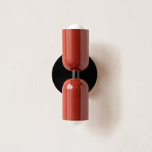Load image into Gallery viewer, Colorful Minimalist Two-Bulb Wall Sconce