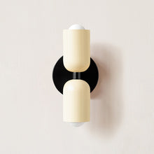 Load image into Gallery viewer, Colorful Minimalist Two-Bulb Wall Sconce