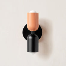 Load image into Gallery viewer, Colorful Minimalist Two-Bulb Wall Sconce