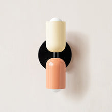 Load image into Gallery viewer, Colorful Minimalist Two-Bulb Wall Sconce