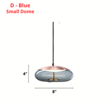 Charger l'image dans la galerie, Suspensions nordiques en corde et verre