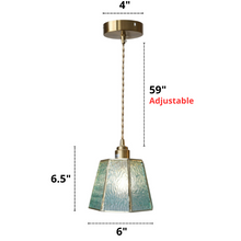 Charger l'image dans la galerie, Suspensions classiques en vitrail