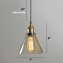 Load image into Gallery viewer, Vintage Glass Pendant Lights