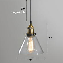 Load image into Gallery viewer, Vintage Glass Pendant Lights