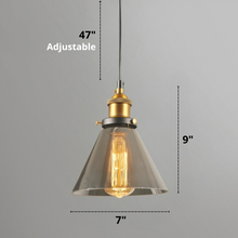 Load image into Gallery viewer, Vintage Glass Pendant Lights