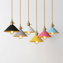 Load image into Gallery viewer, Colorful Retro Plated Pendant Lights
