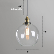 Load image into Gallery viewer, Vintage Glass Pendant Lights