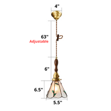 Charger l'image dans la galerie, Suspensions en verre colorées