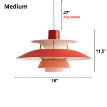 Load image into Gallery viewer, Ozella - Modern Colorful Layered Pendant Lights