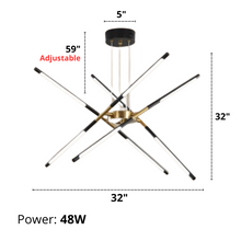 Charger l'image dans la galerie, Linus - Lustre LED moderne