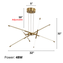 Charger l'image dans la galerie, Linus - Lustre LED moderne