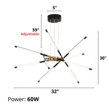 Charger l'image dans la galerie, Linus - Lustre LED moderne