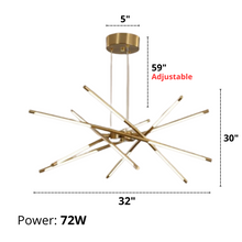Charger l'image dans la galerie, Linus - Lustre LED moderne