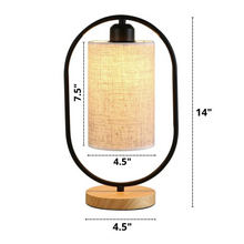 Load image into Gallery viewer, Modern Table Lamp Dimensions