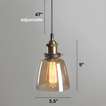 Load image into Gallery viewer, Vintage Glass Pendant Lights