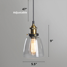 Load image into Gallery viewer, Vintage Glass Pendant Lights