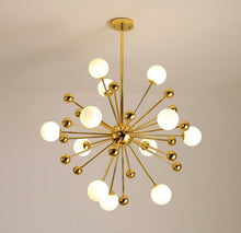 Load image into Gallery viewer, Polished Gold 12 Bulb Chandelier