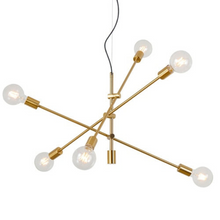 Load image into Gallery viewer, Modern Angled Multi-Bulb Pendant Light Fixture
