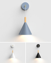 Load image into Gallery viewer, cone hanging modern nordic wall lights
