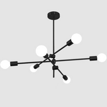 Load image into Gallery viewer, Modern Angled Multi-Bulb Pendant Light Fixture