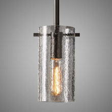 Load image into Gallery viewer, Lavelle - Cylindrical Textured Glass Pendant Lights