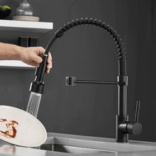Load image into Gallery viewer, Teagan - Single-Hole Detachable Kitchen Faucet with Pull-Down Spring Water Spout