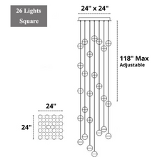 Charger l'image dans la galerie, Terra - Lustre moderne à plusieurs ampoules