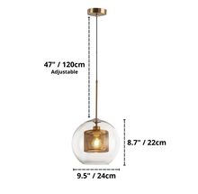 Load image into Gallery viewer, Adonia - Glass Pendant Lights