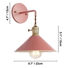 Cargar imagen en el visor de la galería, Colorful Vintage Wall Lamps